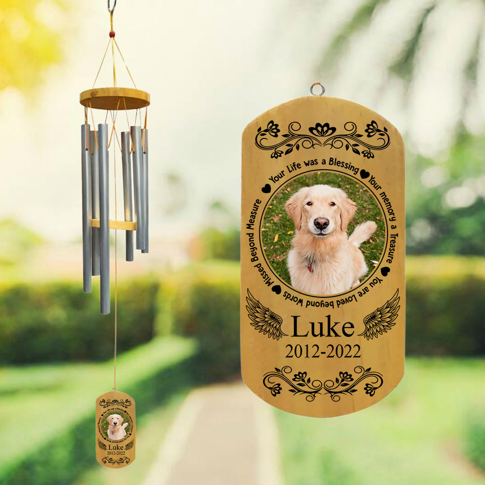 Your Life was a Blessing - Personalized Wind Chimes