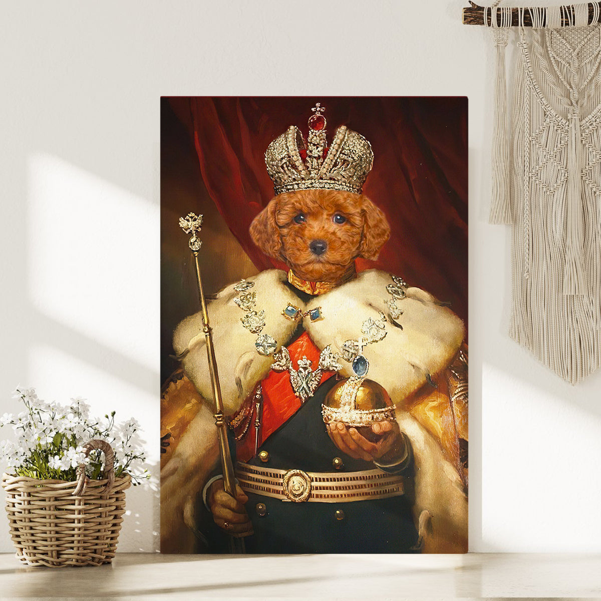 Royal Pet Portrait - Personalized Canvas PhuongAn