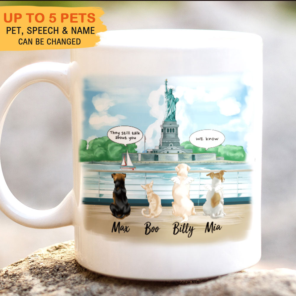 Statue of liberty- Dog Cat - Personalized Mug For Dog&Cat Lovers - Jonxifon