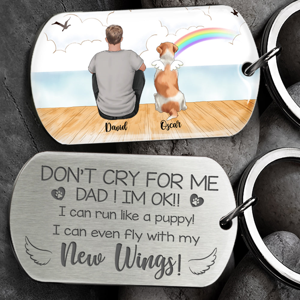 Don't cry for me - Personalized Metal Keychain PhuongAn