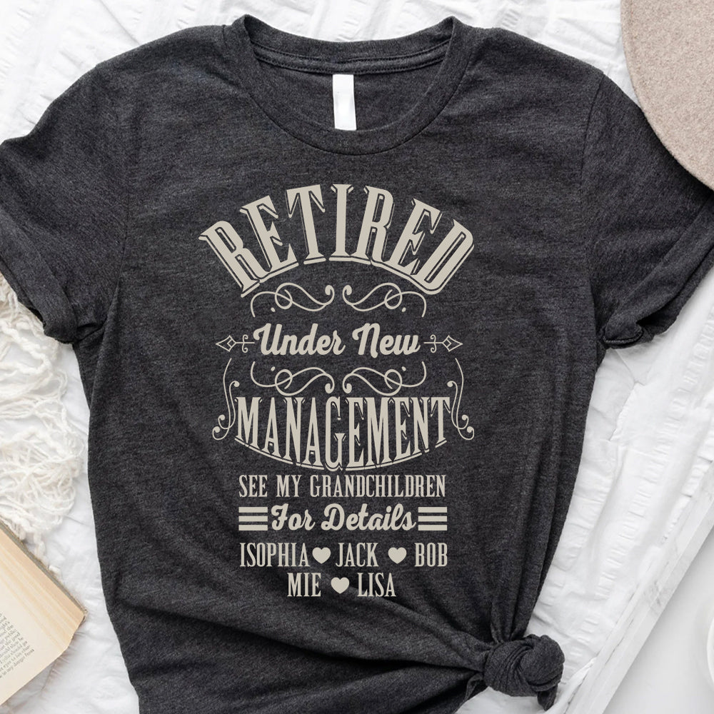 Retired Grandpa - Personalized T-shirt