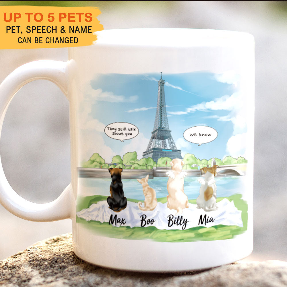 Eiffel Tower- Dog Cat - Personalized Mug For Dog&Cat Lovers - Jonxifon