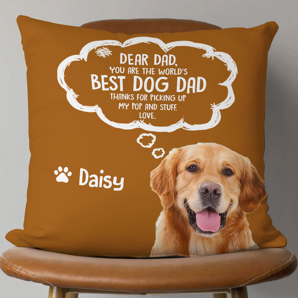 Personalized Custom Face Dog Cat Pillow, Gift For Pet Lovers