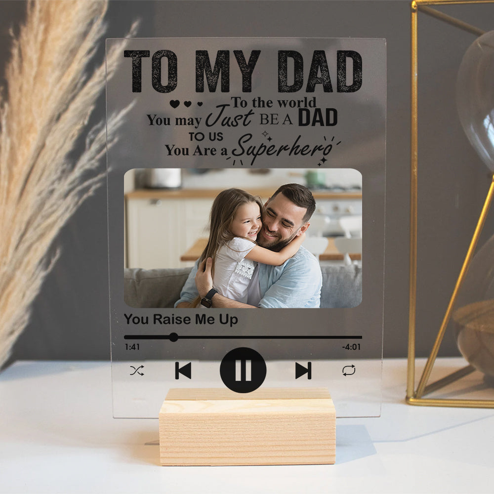 You raise me up - Personalized Acrylic Plaque