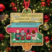 Thumbnail for Personalized You Are My Missing Piece Besties Friends, Customized Holiday Ornament CHI-YEN