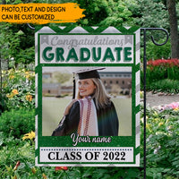 Thumbnail for Congratulation Graduates - 2022 Personalized Graduation Garden Flag, Graduation Gift - Jonxifon