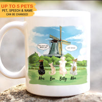 Thumbnail for Windmills- Dog Cat - Personalized Mug For Dog&Cat Lovers - Jonxifon