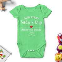 Thumbnail for Our first Father's day - Personalized Onesie