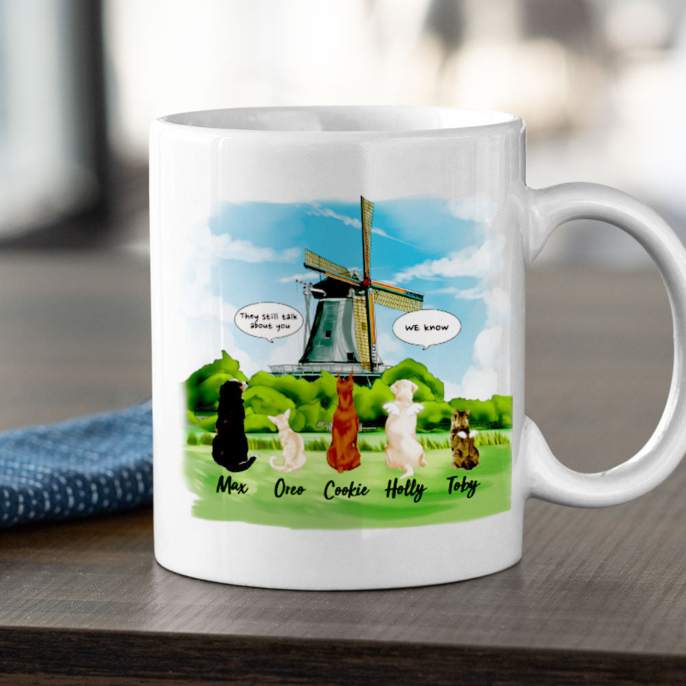 Windmills- Dog Cat - Personalized Mug For Dog&Cat Lovers - Jonxifon