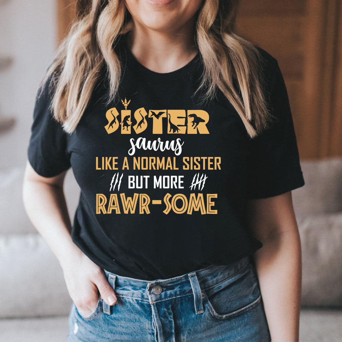 Mama Saurus Like A Normal Mama - Customized Shirt