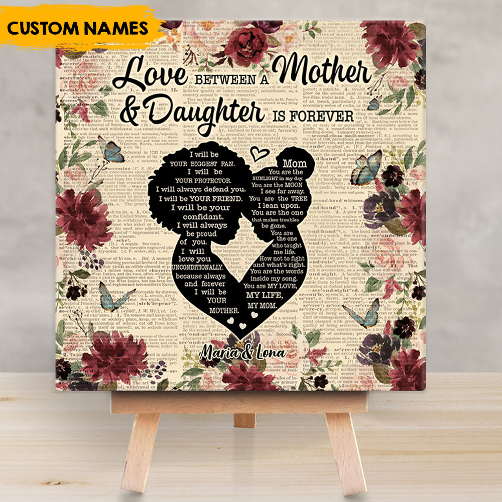 Love Between The Mother And Daughter, Mother's Day Gift - Personalized Stone Album