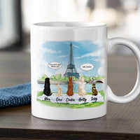 Thumbnail for Eiffel Tower- Dog Cat - Personalized Mug For Dog&Cat Lovers - Jonxifon