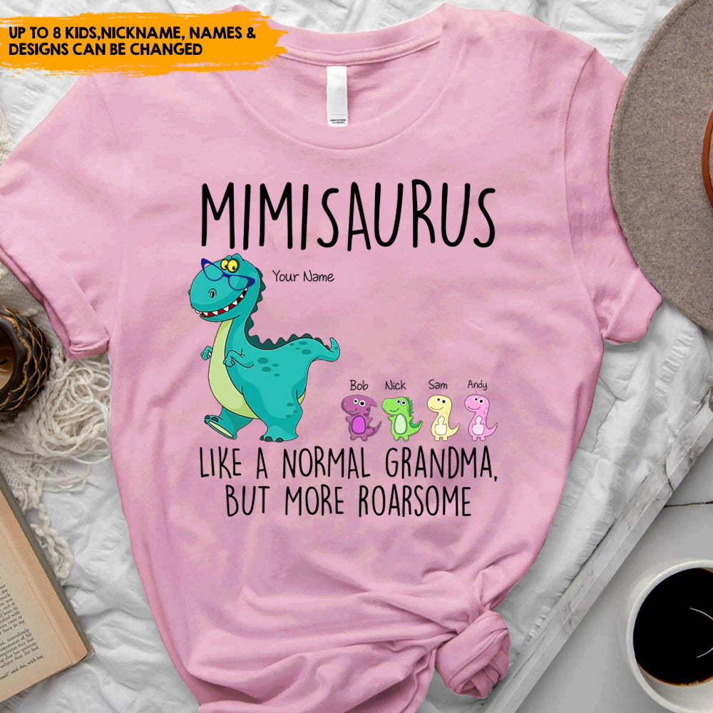 Mother's Day Grandmasaurus - Customized T-shirt, Gift For Mother's Day