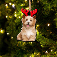 Thumbnail for Pet Upload Photo Christmas Custom Wood Ornament, Gift for Cat, Dog Lovers Dung-Yen