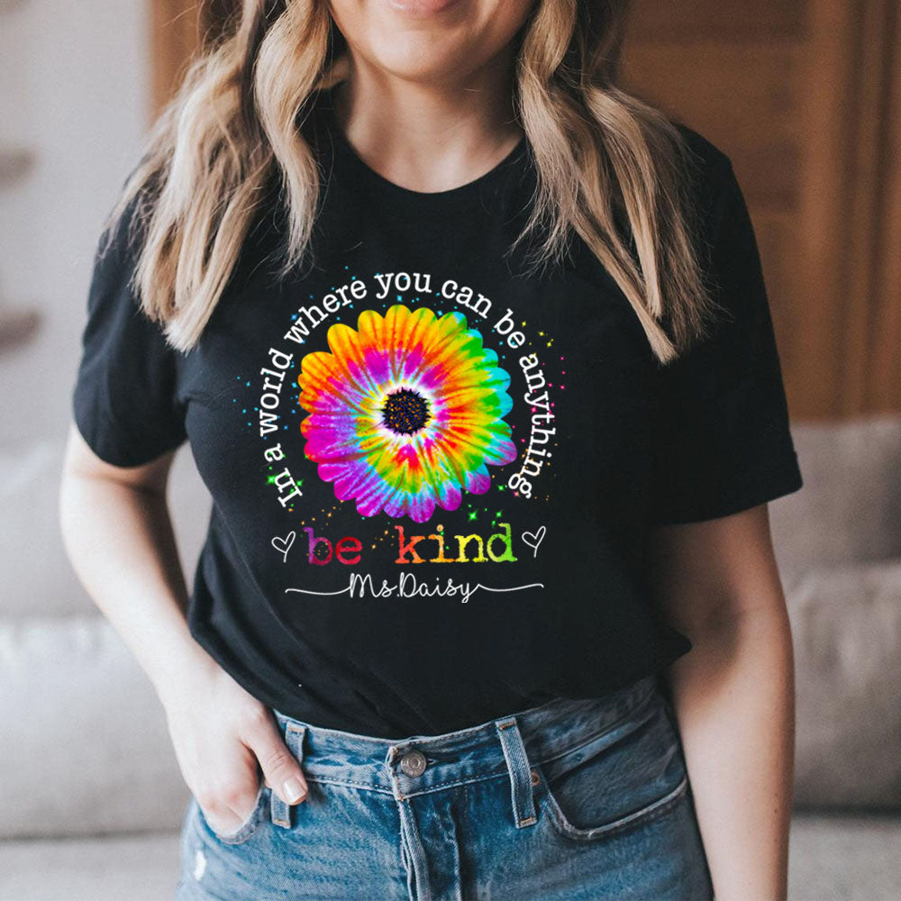 Custom Proud To Be A Teacher Shirt, Be Kind T-shirt/Hoodie