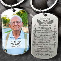 Thumbnail for Missing You I Think About You Metal Keychain Personalized Keychain