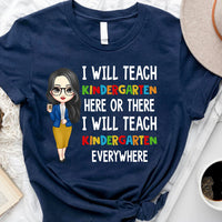 Thumbnail for Teach Here There Everywhere Teacher Shirt, Back To School Gift