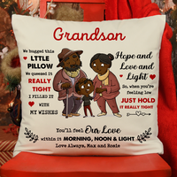 Thumbnail for To My Grandson Granddaughter From Grandma Grandpa Pillow, Gift For Family Member