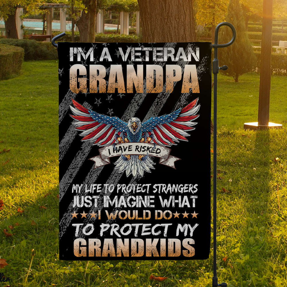 Veteran Grandpa Flag,Gifts for Grandpa, Father's day