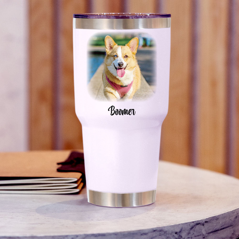 Dog Mother - 30oz Personalized 304 Grade Stainless Steel Dog Tumbler - Jonxifon