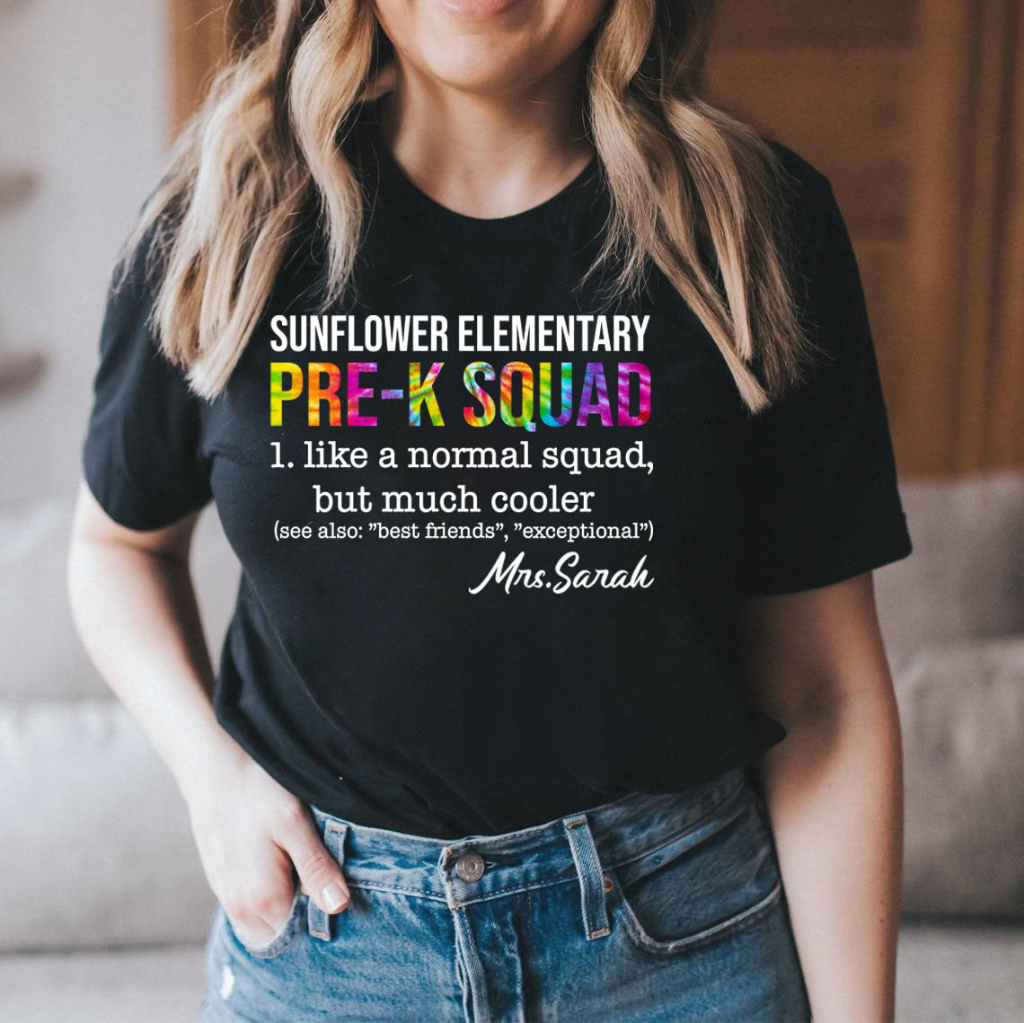 Besties Teacher Squad Tshirt, DIY Gift For Back To School Day