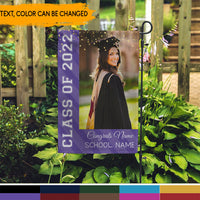 Thumbnail for Class Of 2022 With Glitter Graduation Garden Flag, Graduation Gift - Jonxifon