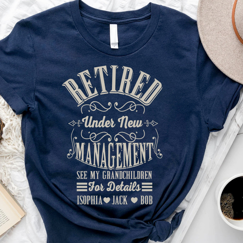 Retired Grandpa - Personalized T-shirt