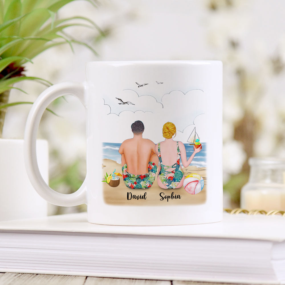 I Love You To The Beach & Back - Customized Mug