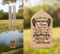 Thumbnail for I hide my tears When I say Your Name - Memorial Personalized Wind Chimes