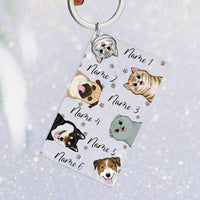 Thumbnail for Personalized Cat Dog Acrylic Keychain, Gift For Pet Lovers