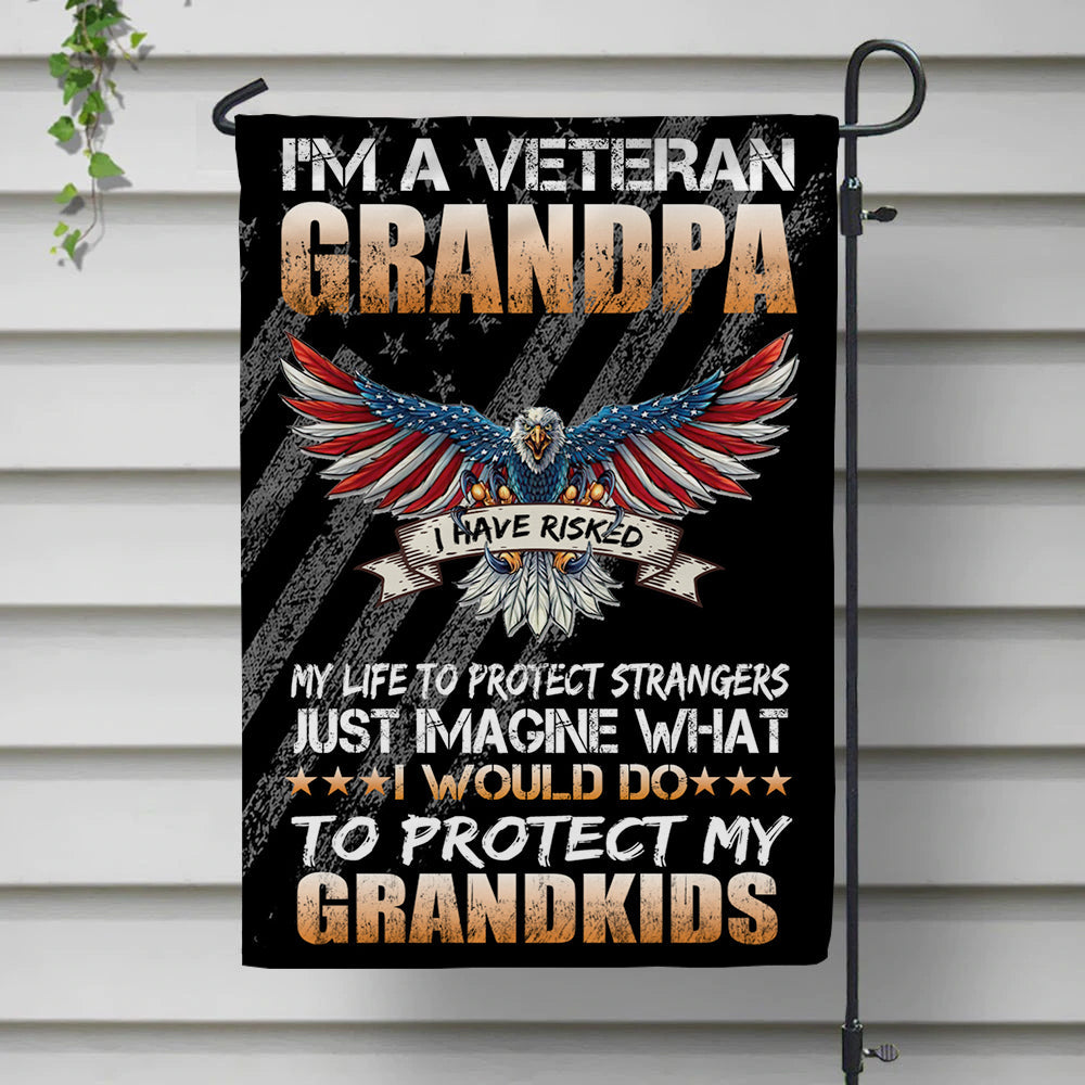 Veteran Grandpa Flag,Gifts for Grandpa, Father's day