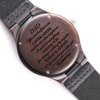 Thumbnail for Forever be your little girl - Engraved Wood Watch, Men Watch, Father's day