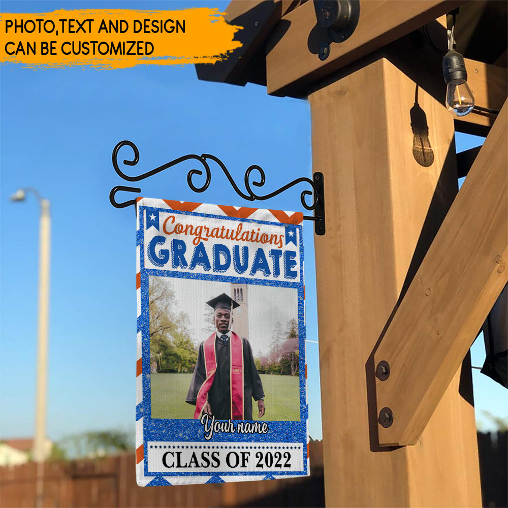 Congratulation Graduates - 2022 Personalized Graduation Garden Flag, Graduation Gift - Jonxifon