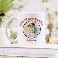 Thumbnail for Thanks for Teaching Me to Be a Man - Personalized white mug