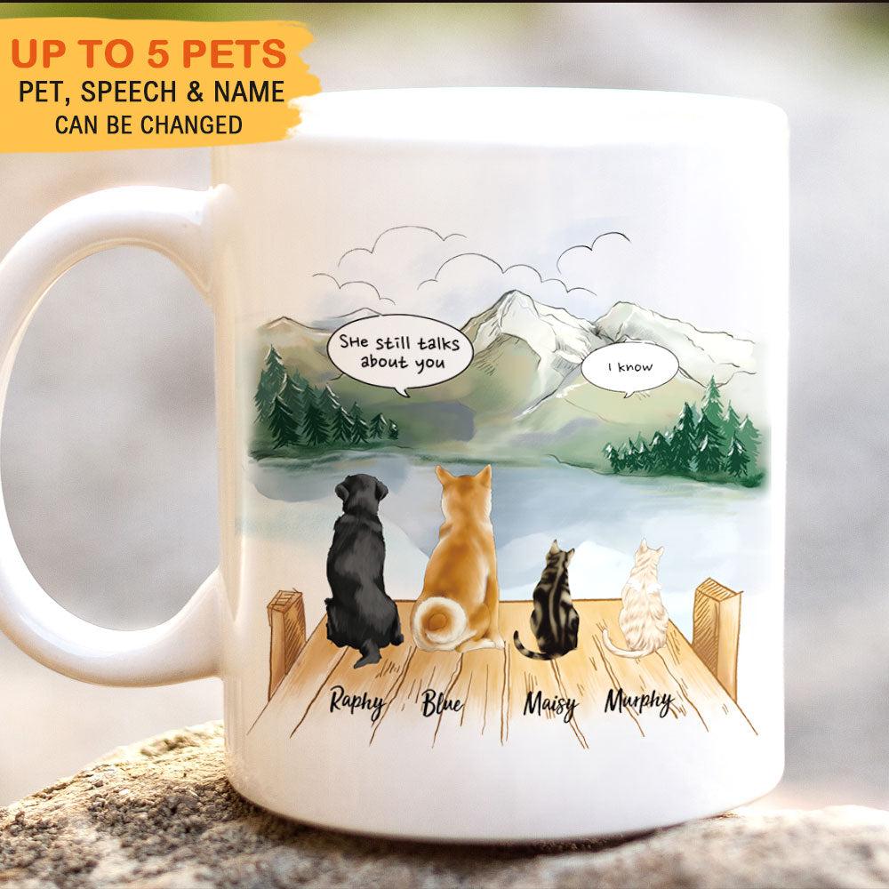 Mountain- Dog Cat - Personalized Mug For Dog&Cat Lovers - Jonxifon