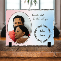 Thumbnail for Personalized Couple Blessed Slate Photo- Memorial  Gift-I Will Be With You - Jonxifon