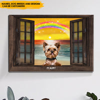 Thumbnail for Always By My Side - Personalized Dog Memorial Canvas