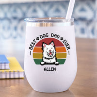 Thumbnail for Best Dog Dad Ever 12oz Tumbler, Gift For Dog Lovers - Jonxifon