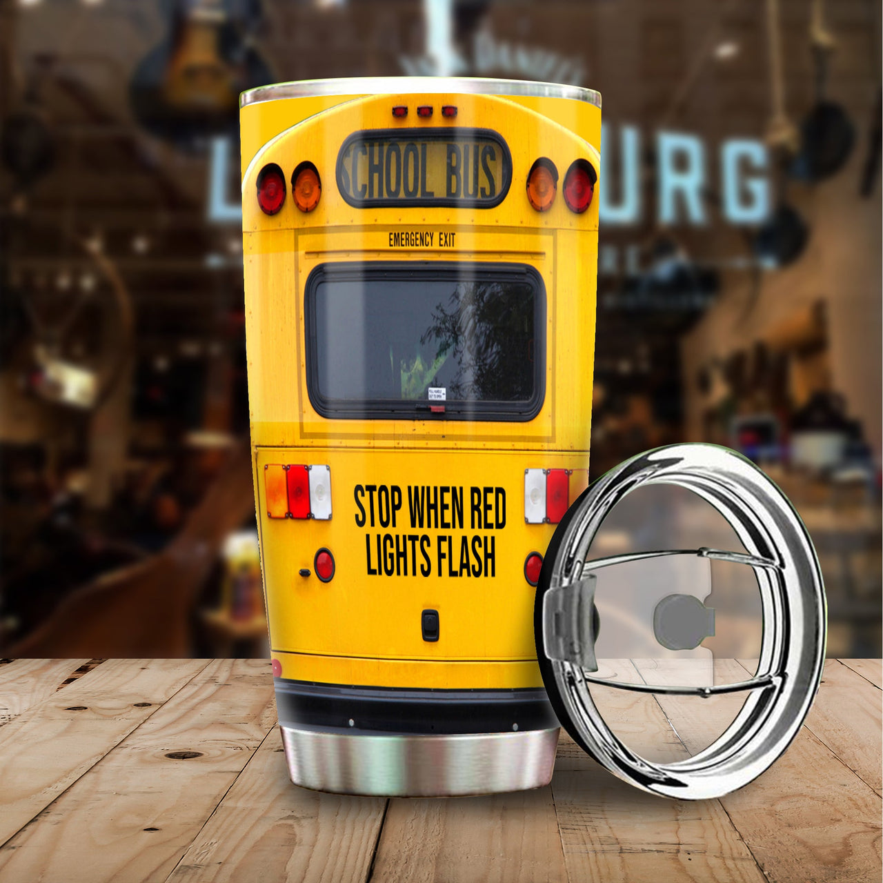 Custom Photo Bus Driver Tumbler, Gift For Bus Driver