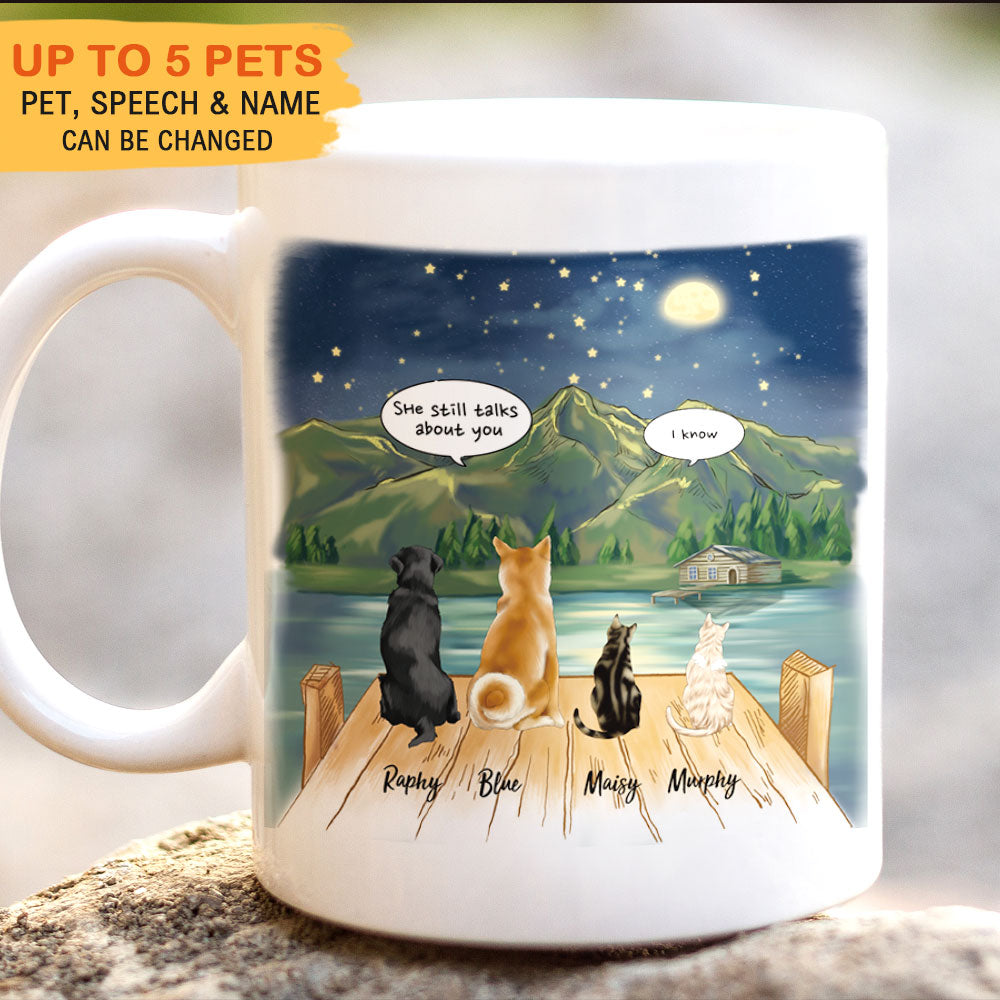 Moonlight- Dog Cat - Personalized Mug For Dog&Cat Lovers - Jonxifon