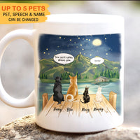 Thumbnail for Moonlight- Dog Cat - Personalized Mug For Dog&Cat Lovers - Jonxifon