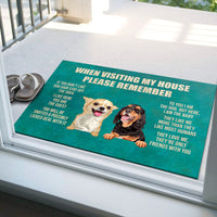 Thumbnail for They Like Me More Than They Like Humans - Customized Doormat