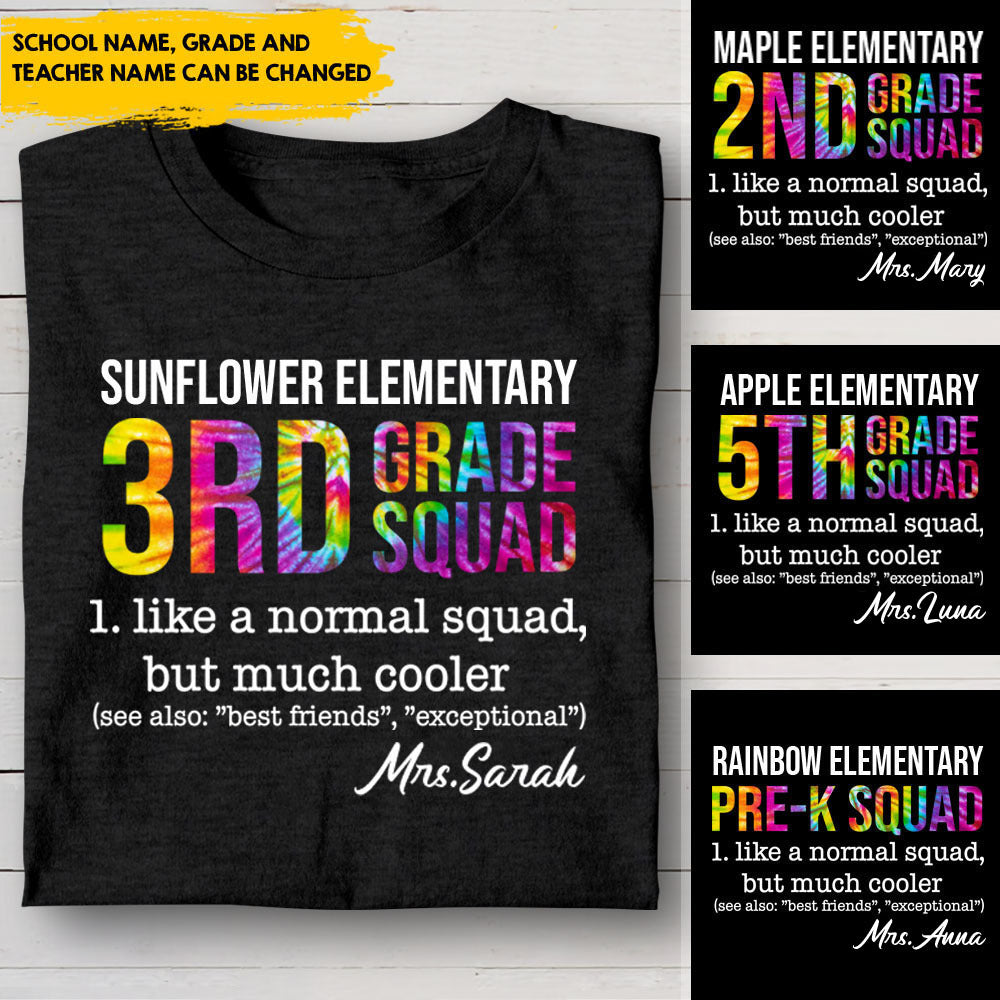 Besties Teacher Squad Tshirt, DIY Gift For Back To School Day