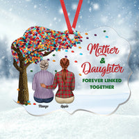 Thumbnail for Personalized Mom Grandma Tree Daughters Acrylic Benelux Ornament, Customized Holiday Ornament CHI-YEN