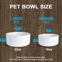 Thumbnail for Sparkling Pet Bowl, Dog Lover Gift