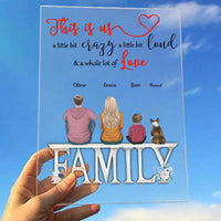 Thumbnail for This Is Us A Little Bit Personalized Acrylic Plaque