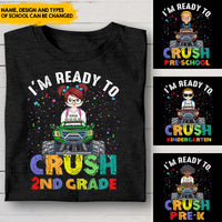 Thumbnail for Ready To Crush Back To School Kid Tshirt, DIY Back To School Gift