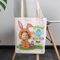 Thumbnail for Personalized Easter Custom Face Kid Tote Bag, Gift For Grandchild Mom Grandma JonxiFon