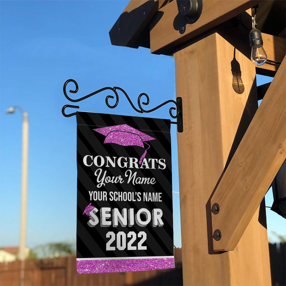 Congrats Senior 2022 Graduation Garden Flag, Graduation Gift - Jonxifon