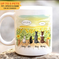 Thumbnail for Sunflower- Dog Cat - Personalized Mug For Dog&Cat Lovers - Jonxifon